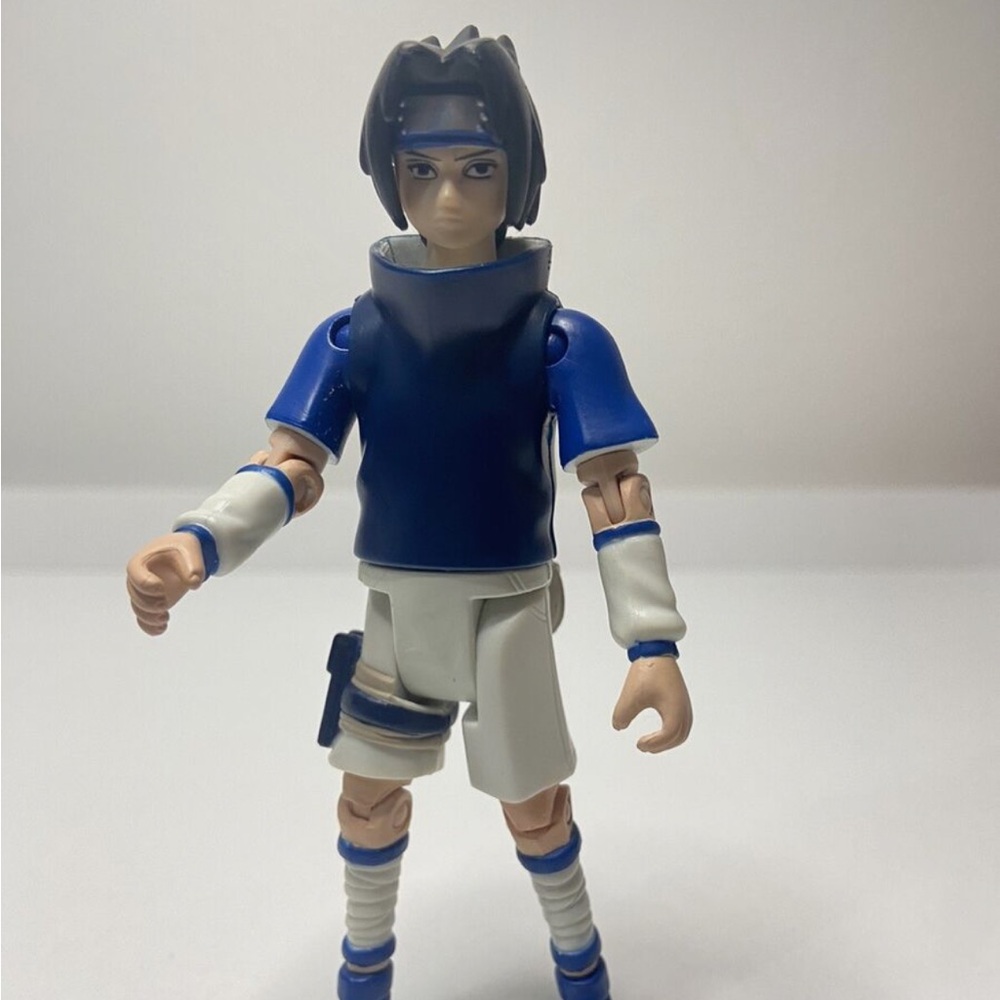 Naruto Sasuke Masashi Kishimoto Action Figure 4.5" Mattel 2002- Loose